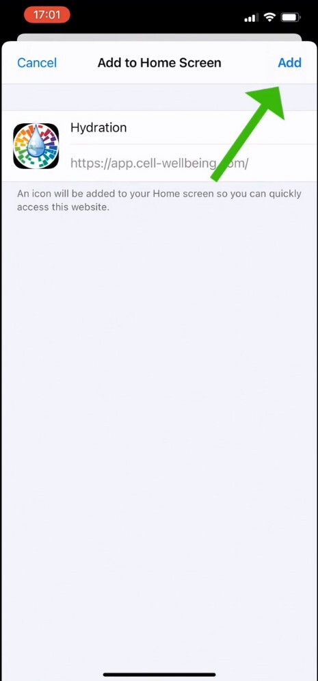 Click Add on the upper right-hand corner.